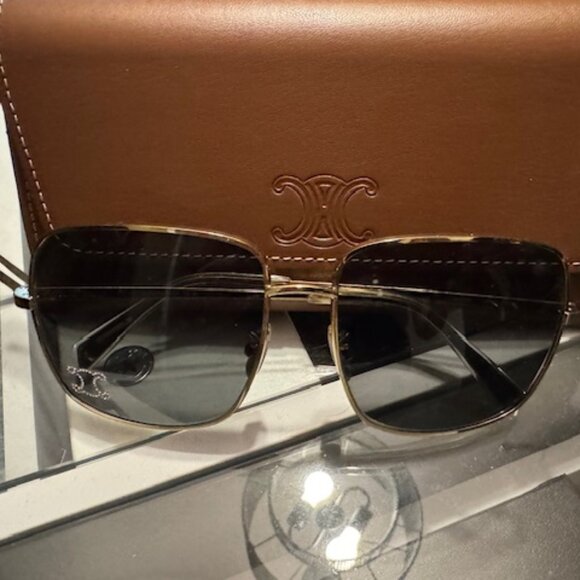 Celine Rhinestone Triomphe Sunglasses  Brand New!  Never Worn! - Picture 4 of 5